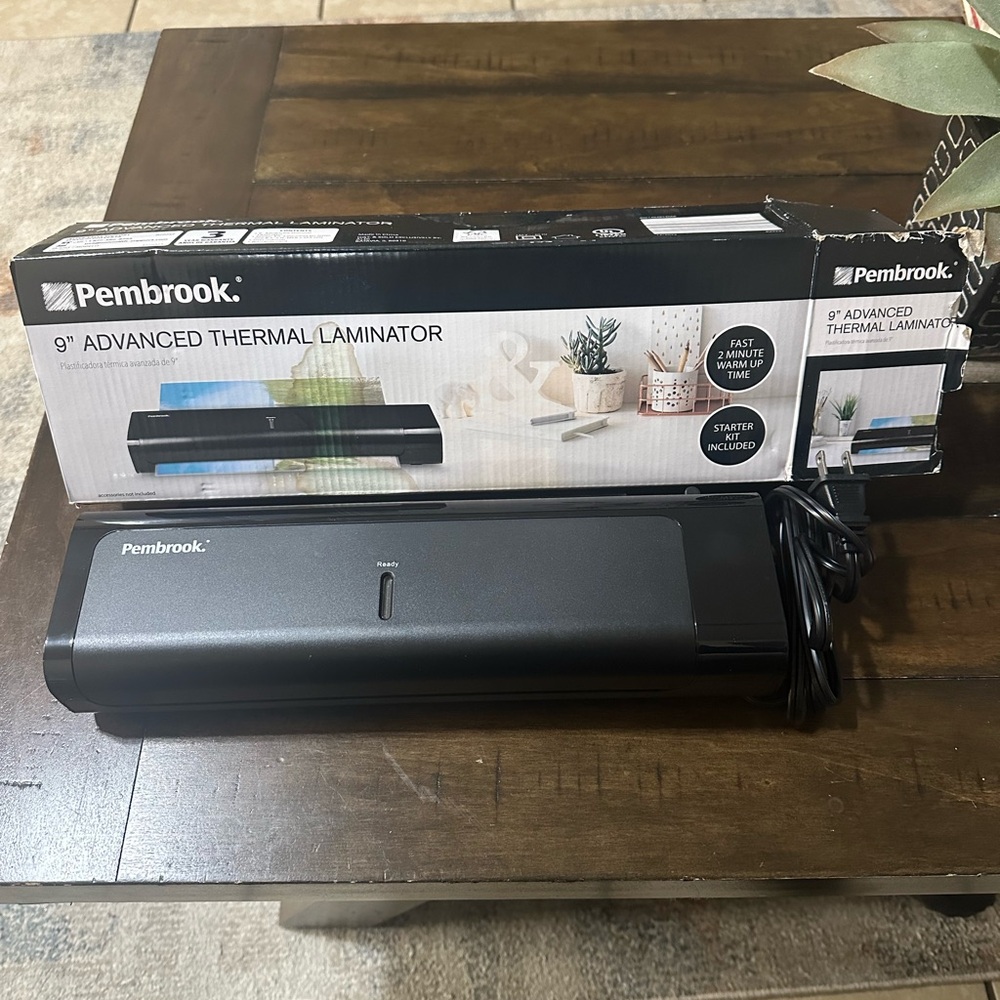 Pembrook 9" Advanced Thermal Laminator - Black